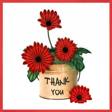 Flower Pot Greeting Card